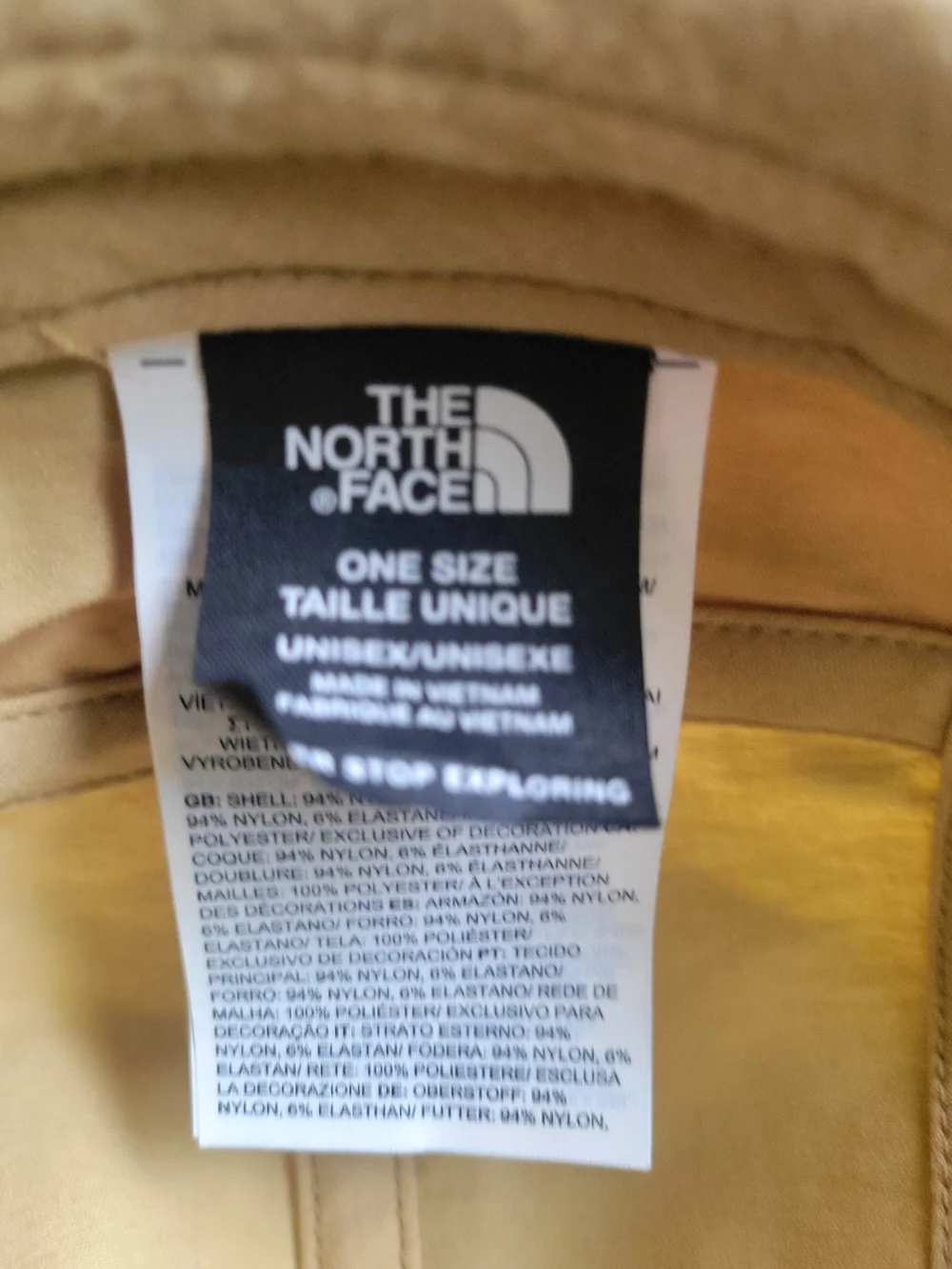 The North Face Tan 5-Panel Cap